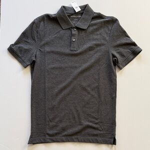 Banana Republic Factory Dark Gray Polo Shirt